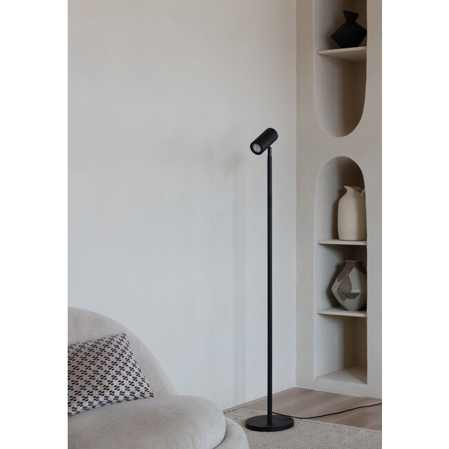 Good&Mojo Vloerlamp bamboe Java zwart