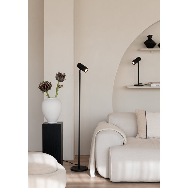 Good&Mojo Vloerlamp bamboe Java zwart