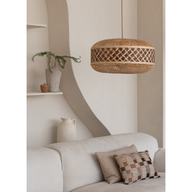 Good&Mojo Hanglamp Langkawi bamboe ø50xh.25cm naturel bruin
