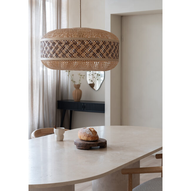Good&Mojo Hanglamp Langkawi bamboe ø50xh.25cm naturel bruin