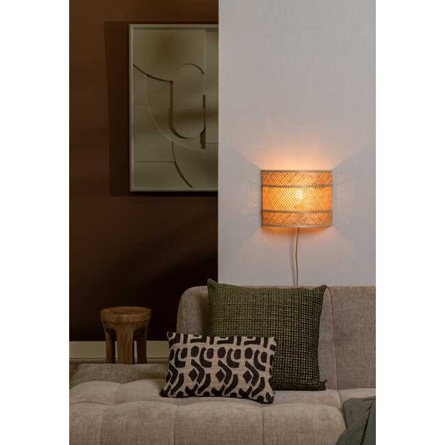 Good&Mojo Wandlamp Langkawi bamboe 32x1x6x25cm naturel