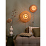 Good&Mojo Wandlamp Barbados bamboe ø35xh.15cm naturel