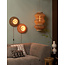 Good&Mojo Wandlamp Barbados bamboe ø35xh.15cm naturel/bruin