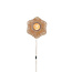 Good&Mojo Wandlamp Madura bamboe ø44x12cm naturel bruin S