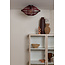 Good&Mojo Plafondlamp Maui bamboe burgundy S