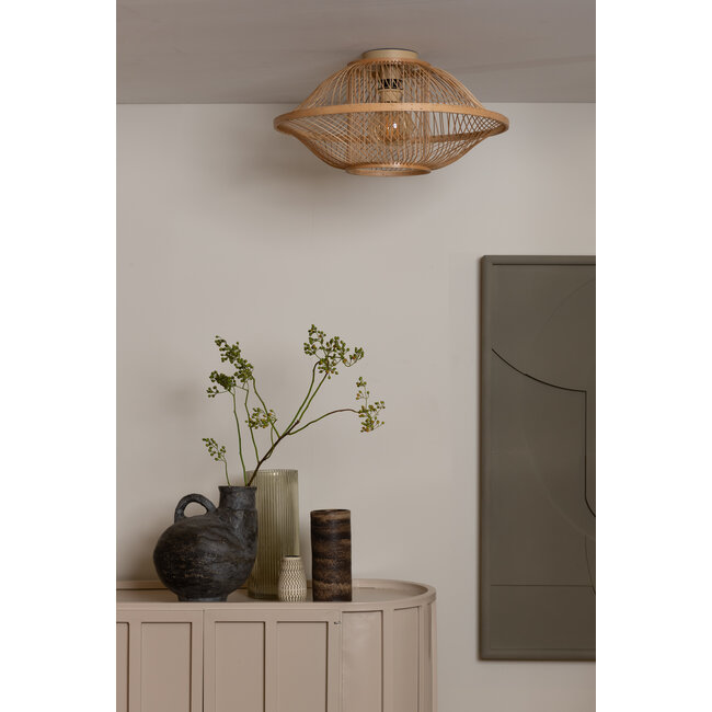 Good&Mojo Plafondlamp Maui bamboe naturel S