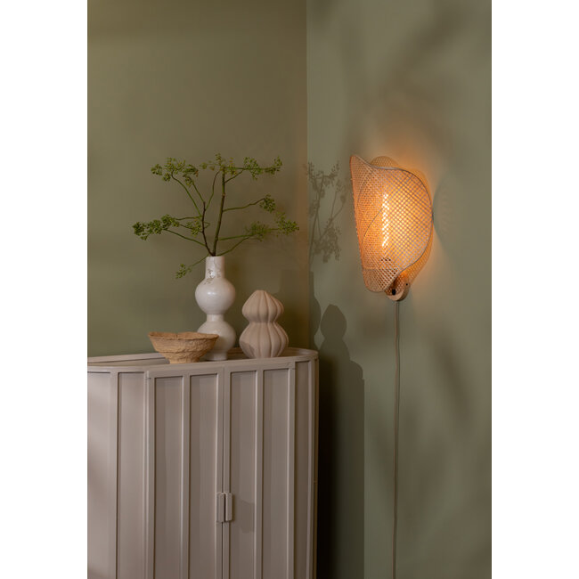 Good&Mojo Wandlamp Kinabalu bamboe 40x10xh.50cm naturel