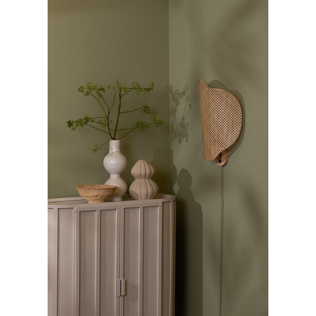 Good&Mojo Wandlamp Kinabalu bamboe 40x10xh.50cm naturel