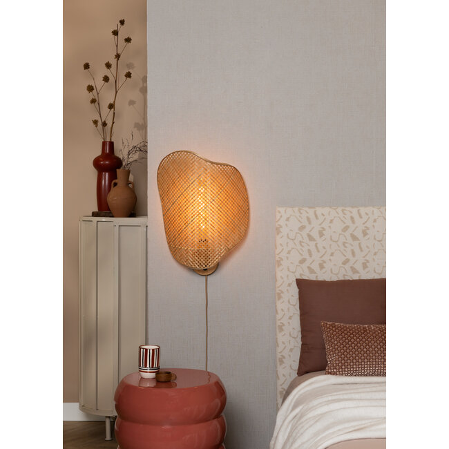 Good&Mojo Wandlamp Kinabalu bamboe 40x10xh.50cm naturel