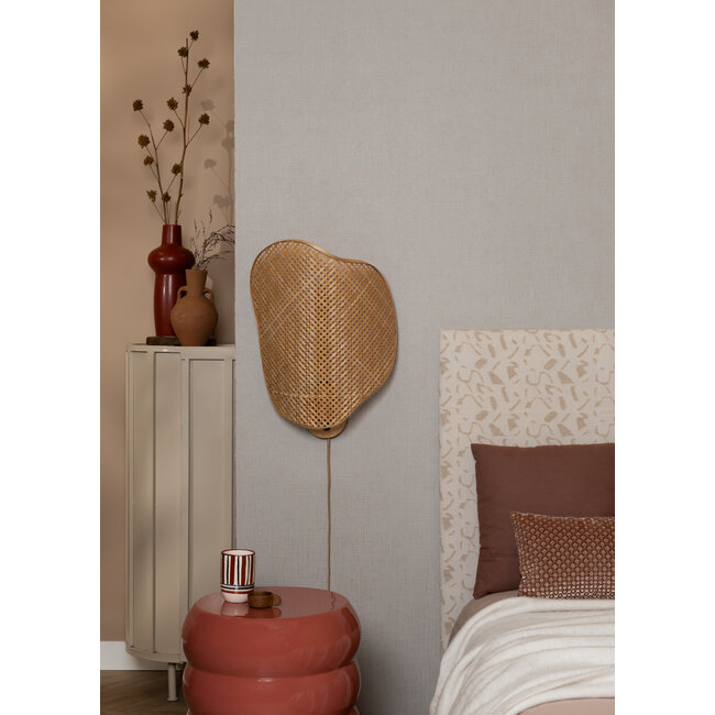 Good&Mojo Wandlamp Kinabalu bamboe 40x10xh.50cm naturel