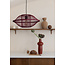 Good&Mojo Hanglamp Maui bamboe  burgundy S