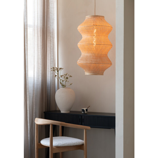 Good&Mojo Hanglamp Barbados bamboe ø40xh.67cm naturel XL