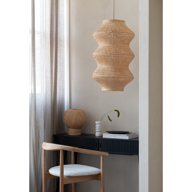 Good&Mojo Hanglamp Barbados bamboe ø40xh.67cm naturel XL
