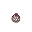Good&Mojo Hanglamp Mendoza bamboe ø35xh.35cm burgundy S