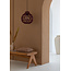 Good&Mojo Hanglamp Mendoza bamboe ø35xh.35cm burgundy S