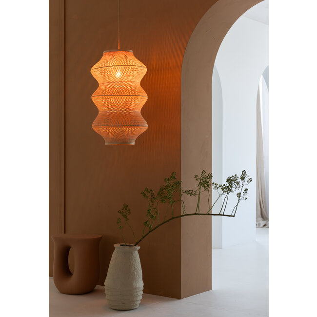 Good&Mojo Hanglamp Barbados bamboe ø40xh.67cm naturel XL