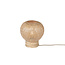 Good&Mojo Tafellamp Barbados bamboe/bol ø25xh.27cm naturel