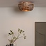 Good&Mojo Plafondlamp Barbados bamboe/halfrond kap ø35xh.15cm naturel/bruin