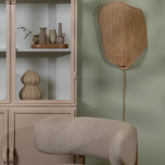 Good&Mojo Wandlamp Kinabalu bamboe 40x10xh.50cm naturel