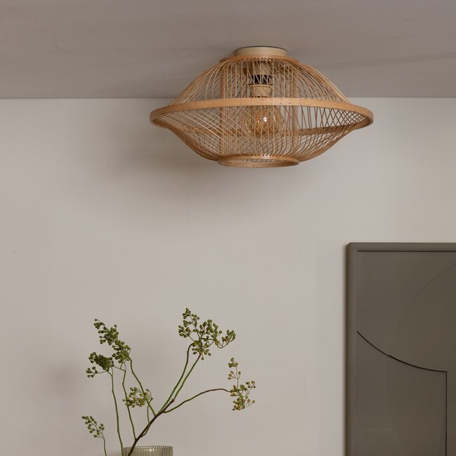 Good&Mojo Plafondlamp Maui bamboe naturel S