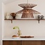 Good&Mojo Hanglamp Machu Picchu bamboe ø57xh.27cm naturel bruin