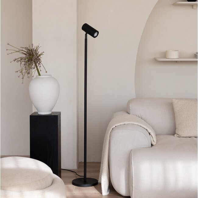 Good&Mojo Vloerlamp bamboe Java zwart