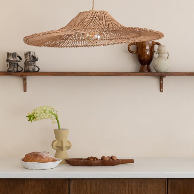 Good&Mojo Hanglamp Cancun rotan ø70 naturel L