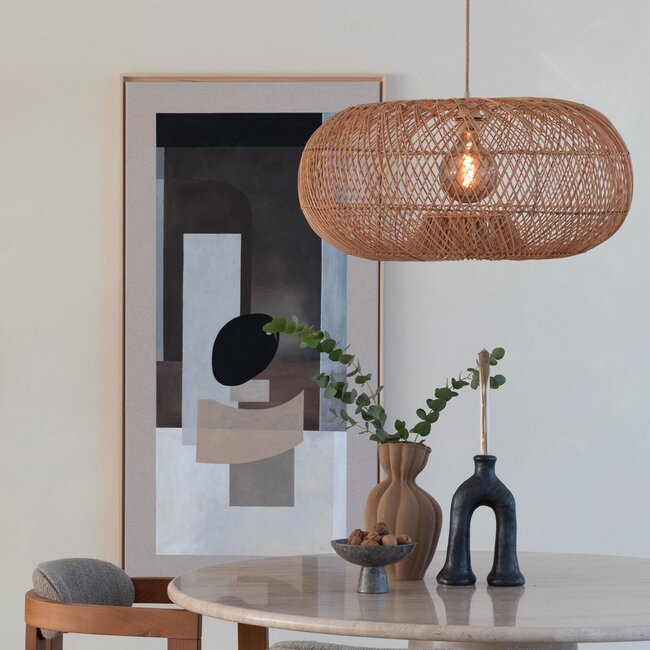Good&Mojo Hanglamp Arizona bamboe ø70 naturel L