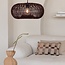 Good&Mojo Hanglamp Arizona bamboe ø50 burgundy S
