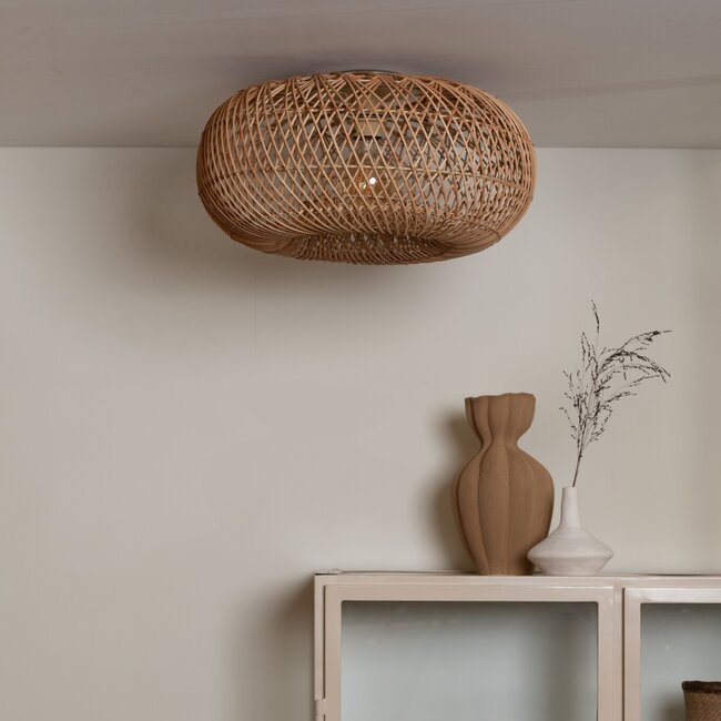 Good&Mojo Plafondlamp Arizona bamboe ø50 naturel S