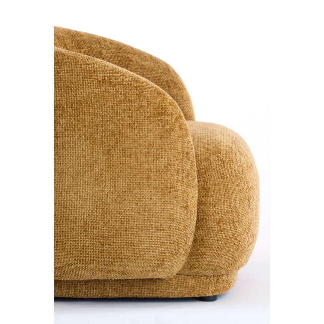 Light en Living Stoel 93x87x73 cm OVITO okergeel