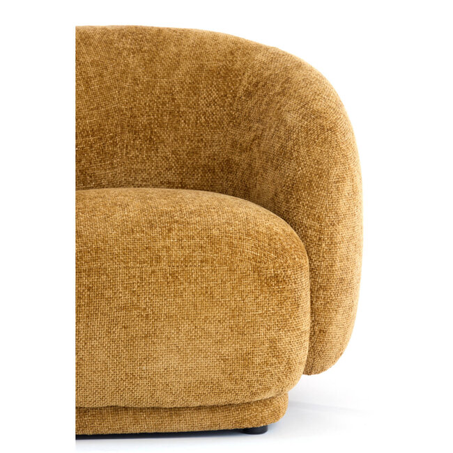 Light en Living Stoel 93x87x73 cm OVITO okergeel