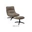WoonMax Fauteuil + Hocker Foxton - 4 kleuren Movie