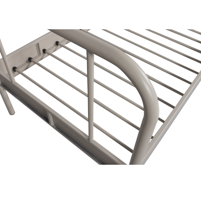 Woood Mata 1-persoons bed metaal zand 90x200cm