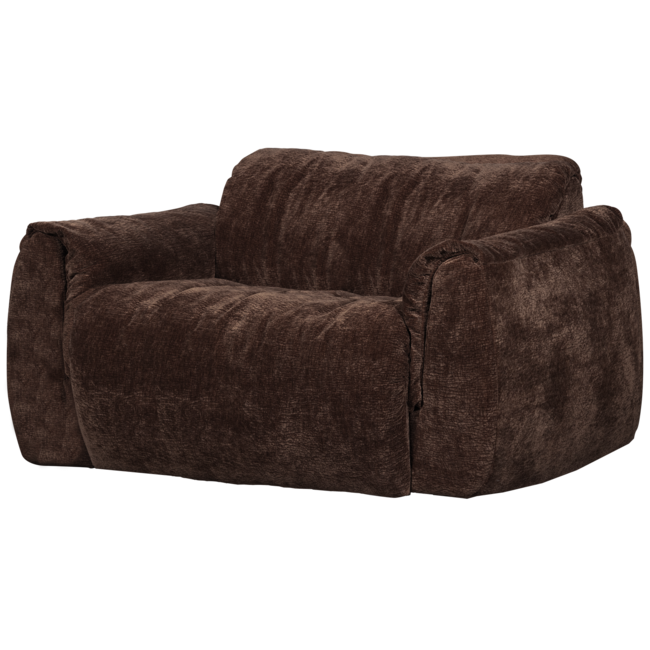 Woood Baggy loveseat 3d chenille donkerbruin