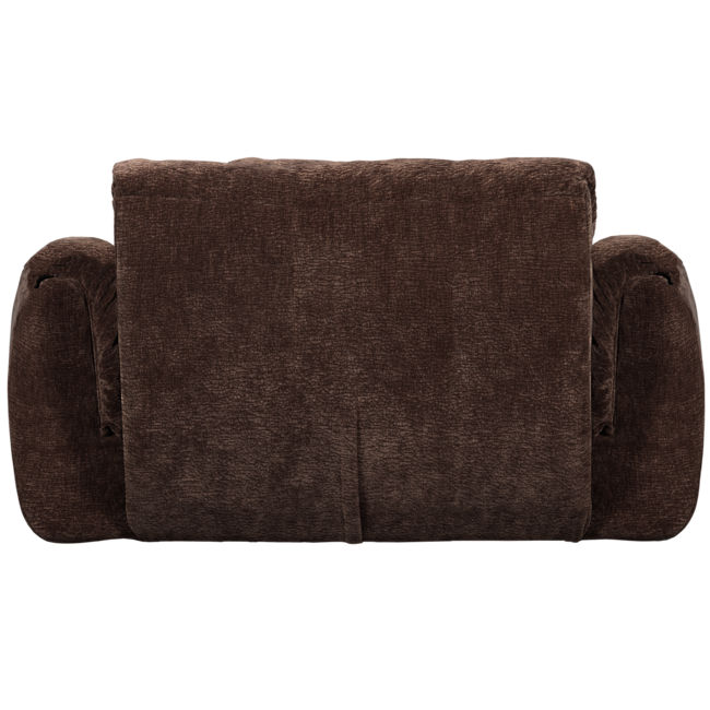 Woood Baggy loveseat 3d chenille donkerbruin
