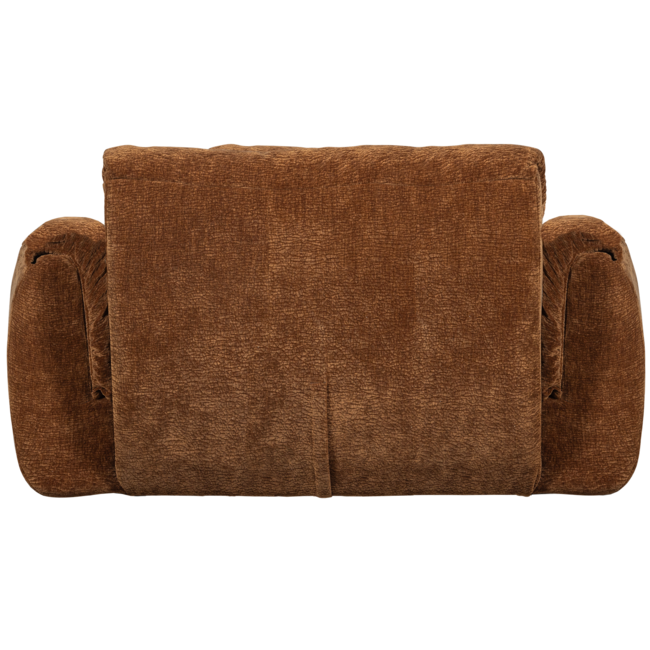 Woood Baggy loveseat 3d chenille middenbruin