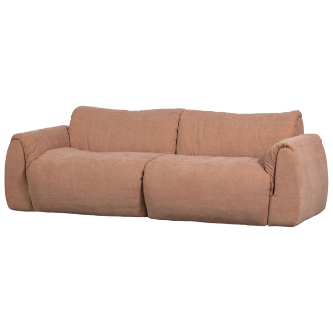 Woood Baggy 2-zits bank geweven chenille oud roze