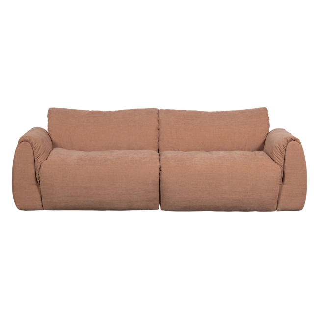 Woood Baggy 2-zits bank geweven chenille oud roze