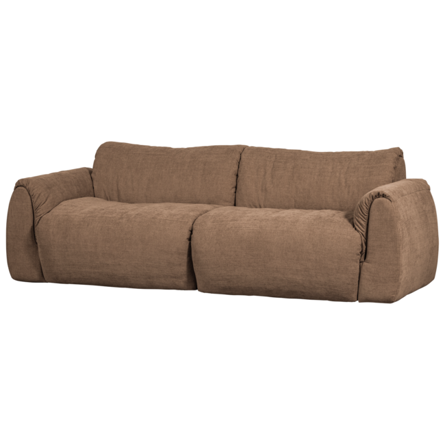 Woood Baggy 2-zits bank geweven chenille bruin
