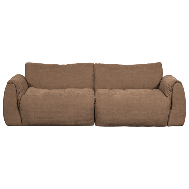 Woood Baggy 2-zits bank geweven chenille bruin