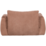 Woood Baggy loveseat geweven chenille oudroze