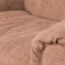 Woood Baggy loveseat geweven chenille oudroze