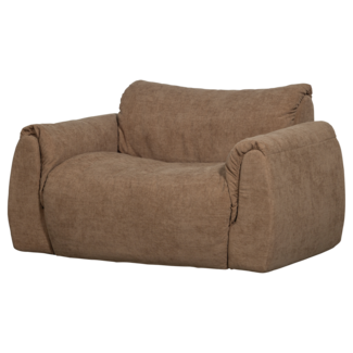 Woood Baggy loveseat geweven chenille bruin