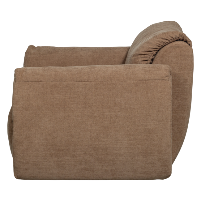 Woood Baggy loveseat geweven chenille bruin