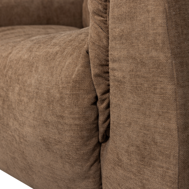 Woood Baggy loveseat geweven chenille bruin