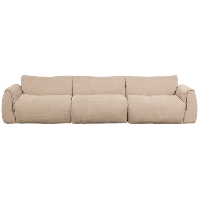 Woood Baggy 3-zits bank geweven chenille zand