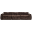Woood Baggy 3-zits bank 3d chenille donkerbruin
