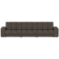 Woood Second date 3-zits bank vintage warm grijs