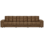Woood Second date 3-zits bank structure velvet brass